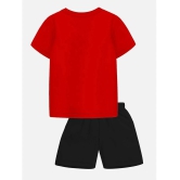 Trampoline Multicolor Cotton Blend Boys T-Shirt & Shorts ( Pack of 1 ) - None