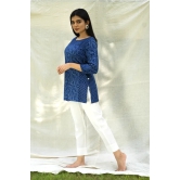 Moralfibre Natural Indigo Top - Creapers & Spots-XL