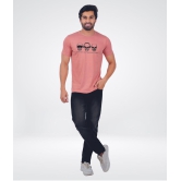 ferocious - Light Pink Cotton Regular Fit Men's T-Shirt ( Pack of 1 ) - None