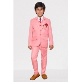 DKGF Fashion - Pink Polyester Boys Suit ( Pack of 1 ) - None