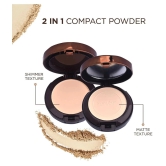 Seven Seas HD Oil Control 2 in 1 Matte Compact Powder | Oil Free Compact for Women (Skin)