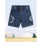 MINI KLUB - Blue Cotton Girls Shorts ( Pack of 1 ) - None