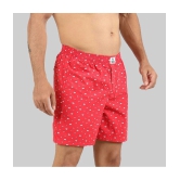 Supersquad Cotton Mens Boxer- ( Red ) - None