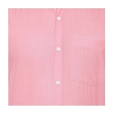 SREY - Cotton Blend Slim Fit Pink Mens Casual Shirt ( Pack of 1 ) - None