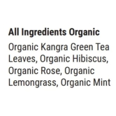 Kangra Tea House BeauTEA Certified Organic Hibiscus Rose Green Tea - Hand Crafted & Finest Grade