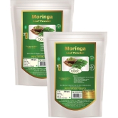 Biotic Moringa Leaf Powder (Moringa Oliefera) Powder 1 kg Pack of 2