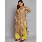 Tissu - Yellow Straight Rayon Womens Stitched Salwar Suit ( Pack of 1 ) - None