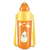 Milton - Kool Trendy 500 Orange School Water Bottle 490 mL ( Set of 1 ) - Orange