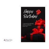 AanyaCentric Birthday Greeting Card For Husband Wife Girlfriend Boyfriend Lover