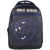 mikebags 27 Ltrs Blue Polyester College Bag - Blue