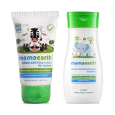 Mamaearth Milky Soft Natural Baby Face Cream for Babies 50mL änd Gentle Cleansing Shampoo for babies (200 ml, 0-5 Yrs)