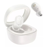 VEhop Super Mini Buds In Ear True Wireless (TWS) 25 Hours Playback IPX4(Splash & Sweat Proof) Low Latency,Powerfull bass -Bluetooth V 5.2 White