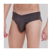 BASIICS By La Intimo - Charcoal BCSSS03 Polyester Mens Briefs ( Pack of 1 ) - None