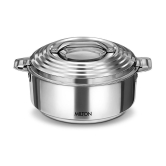 Milton - Silver Steel Thermoware Casserole ( Set of 1 , 3500 mL ) - Silver