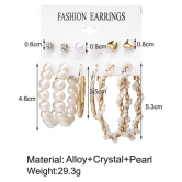 YouBella Girls/Womens Gold Plated Earrings Jewellery Combo (Style 3) - Golden