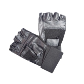 Skyfitness Black Gym Gloves - ONESIZE