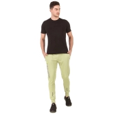 Uzarus Green Cotton Plain Joggers - 2XL