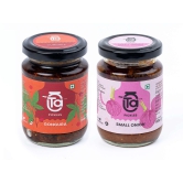 Ta Pickles | Gongura & Small Onion Pickle | 150g [Pack of 2] Combo Made with Cold Pressed Oil | Homemade | Traditional Indian Taste | Natural | No Pr