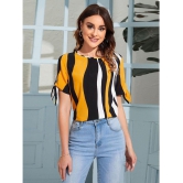 Sheetal associates - Yellow Crepe Womens Regular Top ( Pack of 1 ) - None