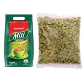 Wagh bakri Mili Leaf Tea | 1 Kg pack +  Green Elaichi 25 gm