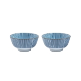 Bowls, for Serving, Blue, Ceramic, Set of 2, 300 mL