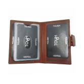 Tough Button Tan Card Holder - Tan