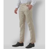 Inspire Clothing Inspiration - Beige Polycotton Slim - Fit Men's Formal Pants ( Pack of 1 ) - None