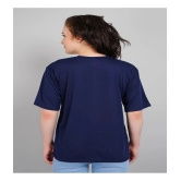 AKTIF Blue Cotton Womens T-Shirt ( Pack of 1 ) - None