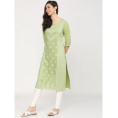 Ketch Polyester Printed Straight Womens Kurti - Green ( Pack of 1 ) - None