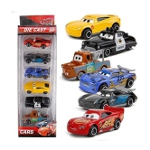 Metal Die Cast Small Metal Movie Vehicles Cars,Multicolour, 6-Pack - Multi-Color