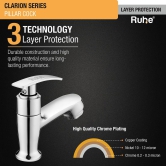 Clarion Pillar Tap Brass Faucet- by Ruhe®