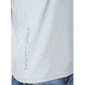 Supersquad Polyester Regular Fit Solid Half Sleeves Mens T-Shirt - Light Grey ( Pack of 1 ) - None