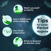 Whisper Bindazzz Night Sanitary Pads,Pack of 44 thin Pads XL+,upto 0% Leaks ALL NIGHT LONG