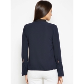 Oxolloxo Women Navy Blue Solid Top