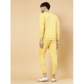 Rigo - Yellow Cotton Regular Fit Mens Tracksuit ( Pack of 1 ) - None