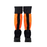 Kaza Shoe Gaiters: Waterproof and Breathable Gaiters for Hiking and Backpacking to Keep Your Feet Dry and Protected (Colour - Orange) by Total Sporting And Fitness Solutions Pvt Ltd