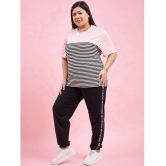 AUSTIVO Pink Striped Pant Top Set - None