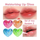 Intimify Lip Nourishing Shiny Lip Gloss, Transparent Glossy Lip Gloss, Red Lips, Pink Lips, 10Ml