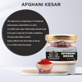 EARTH KING Natural & Finest A++ Grade Afghani Kesar Thread Saffron/Keshar/Zafran/Jafran for Pregnant Women ? 2GM (Combo Pack)