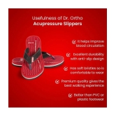 Dr.Ortho Slippers Red Womens Massage Flip Flop - None