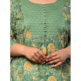 Swasti - Green Cotton Womens Straight Kurti ( Pack of 1 ) - None