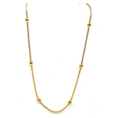 Khubsurat Micro Plated  Neck Chain for Girls & Women, Gold Tone, 23 Inch Long - Golden