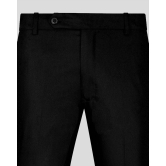Black Normal Fit Trousers-34