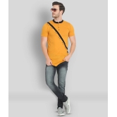 Glito - Yellow Cotton Blend Regular Fit Mens T-Shirt ( Pack of 1 ) - None