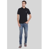 LEEBONEE - Black Cotton Blend Regular Fit Men's Polo T Shirt ( Pack of 1 ) - None