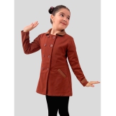 Naughty Ninos Chocolate Brown Fleece Girl's Coats ( Pack of 1 ) - None