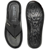 ASIAN Black Mens Thong Flip Flop - None