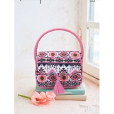 Anekaant - Pink Cotton Sling Bag - Pink