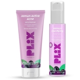 Plix Jamun Active Acne Regime with Toner & Cleanser to Unclog Pores & Reduce Acne(Pack of 2)