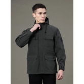 RedTape Hooded Four Pocket Jacket for Men | Enhanced Comfort